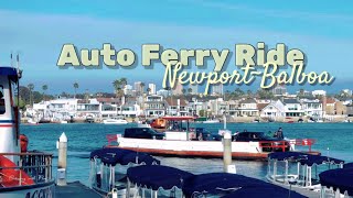Details We ride the AUTO FERRY (Barge) to Balboa Island || Travel Vlog || Epidemic Sound Update