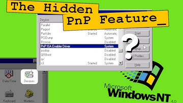 Windows NT 4.0: The Hidden Plug & Play You Missed