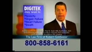 The Law Firm of Robert Goldwater - Digitek have been linked to Cardiac Toxicity! (2008)