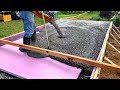 You've Probably Never Seen A Concrete Pour Like This Before, Insulated Kiln Slab