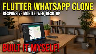 Fully Responsive Flutter WhatsApp Clone | Cross-Platform UI Showcase