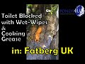 Unblocking a Fatberg Made of Wet Wipes and Cooking Grease - by Ponds4u