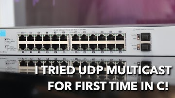 I tried UDP multicast for the first time in C!