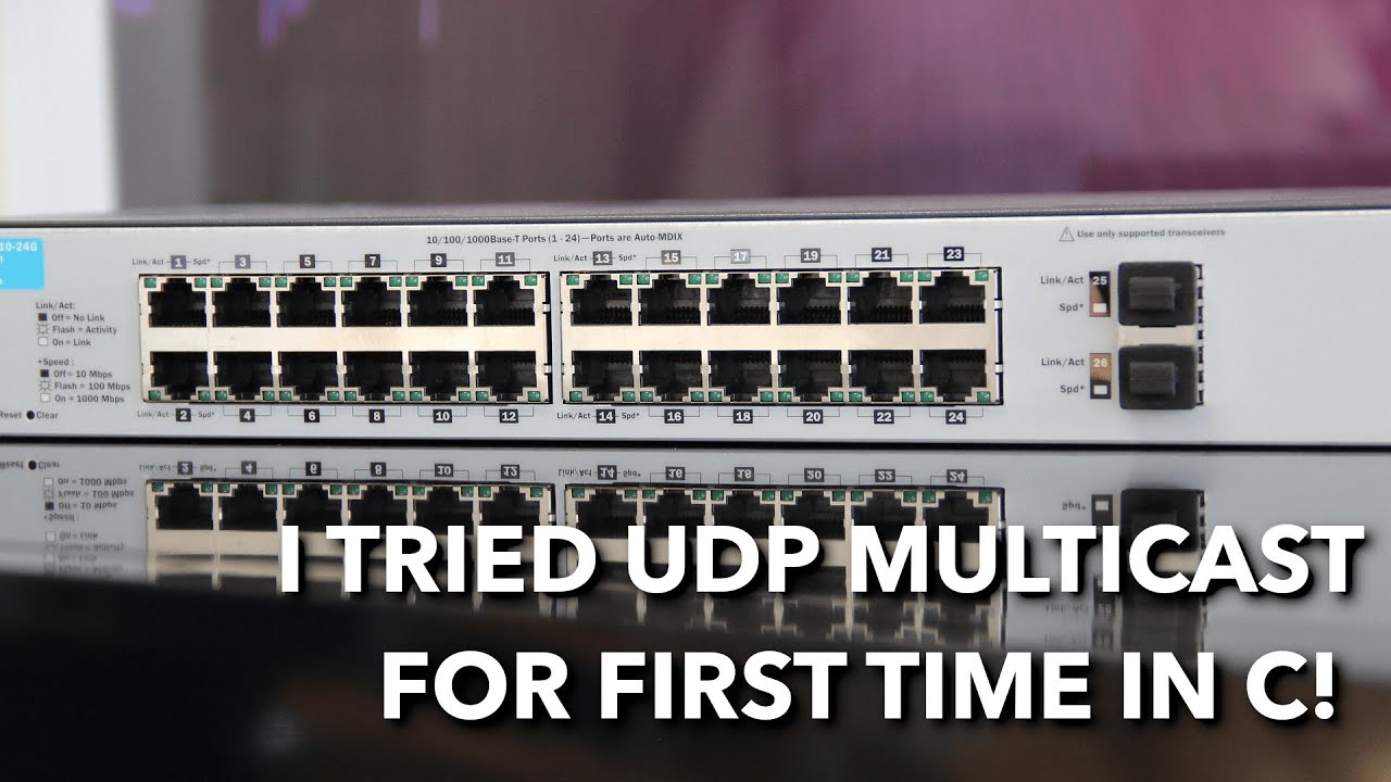 I tried UDP multicast for the first time in C!