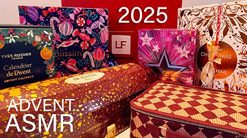 ASMR Advent Calendar Series 2025 Show & Tell (🎧 soft spoken, tapping, scratching)
