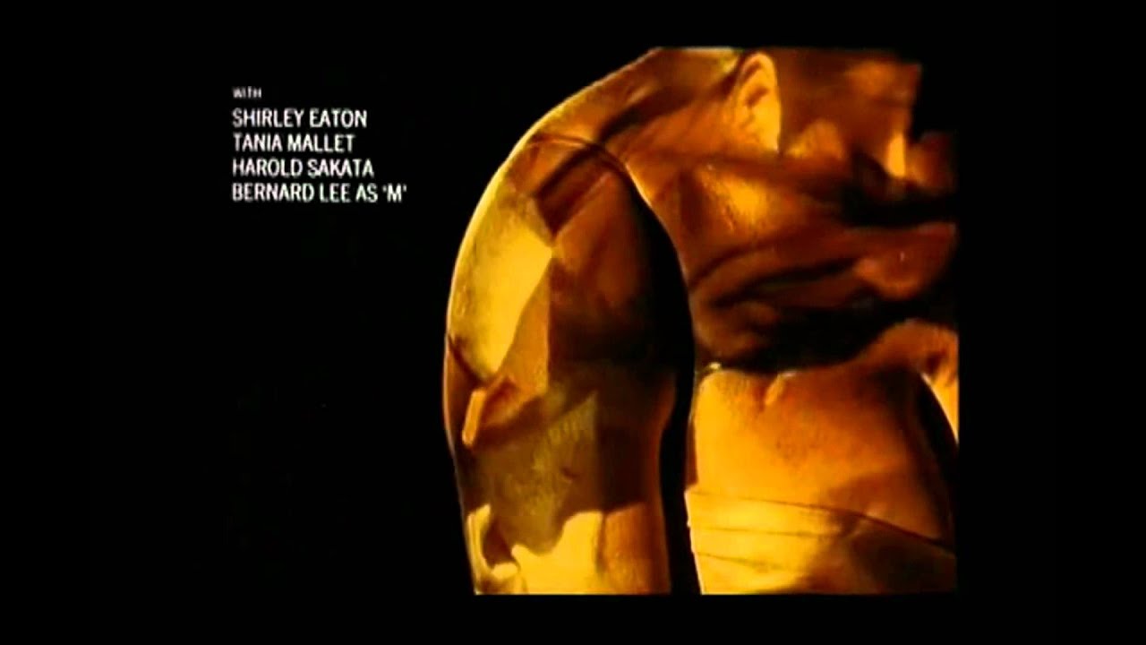 1964 James Bond Goldfinger title sequence YouTube