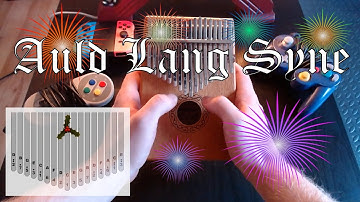 Kalimba - AULD LANG SYNE. Tutorial