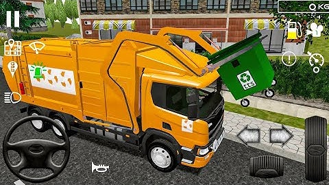 Trash Truck Simulator #1 -Garbage Truck Simulator Game -  Android IOS gameplay walkthrough