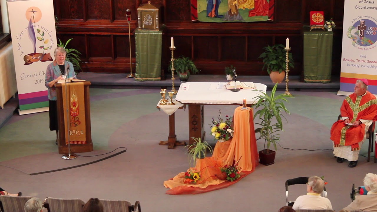 Sr Claire's Opening Words of evening with Bishop McGrattan