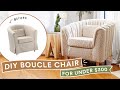 DIY Boucle Chair Ikea Hack For UNDER $300 - Super Cute & Easy!