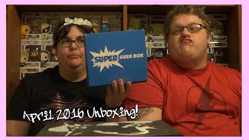 Super Geek Box April 2016 Unboxing