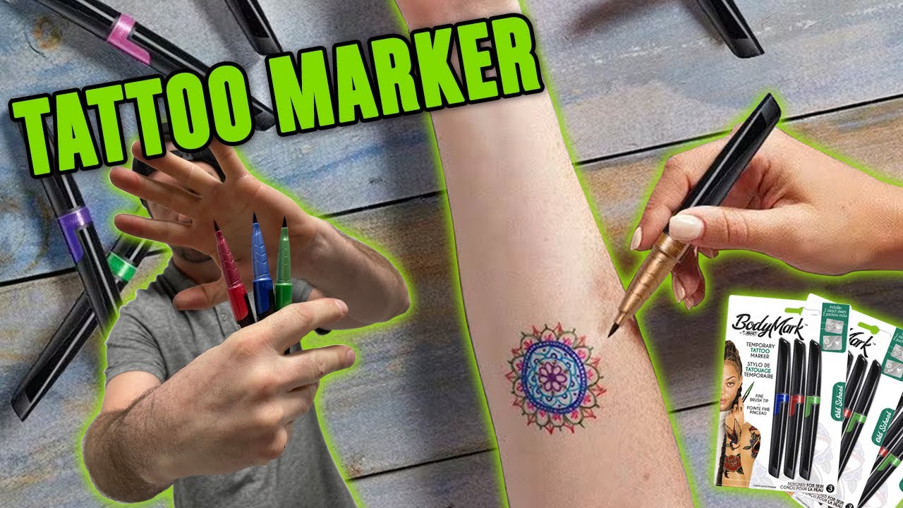 BIC BodyMark Temporary Tattoo Marker 6pc with 4 Stencils  Walmart  Inventory Checker  BrickSeek