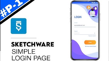 SKETCWARE SIMPLE LOGIN PAGE MAKING | UI DESIGNING 😮 #sketchwarevideos #sketchware