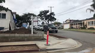 Blind Intersection at East Walnut/Sheldon Intersection in El Segundo