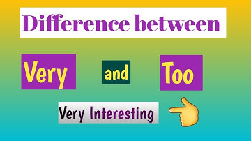 Difference between Very and Too| Examples |by Learn with Jannat 1