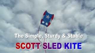 The Scott Sled Kite The wonderfully simple Sled Kite design is attributed to a W. Allison of the USA from the 1950