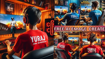Pubg and Free fire Ai Emage Create | Bing Emage Creater Tutorial Free | Gaming Photo Editing Ai