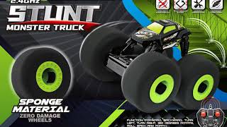 Big Foot Monster Truck Sponge Type Zero Damage Wheels Stunt Car RC Toys screenshot 4