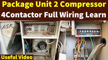 💐👍very useful Carrier package Unit 2 Compressor control wiring connection learn practically सीखे