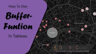 How to use Buffer Calculation in tableau for Spatial Analysis |Mapbox| Tableau Map Net Worth