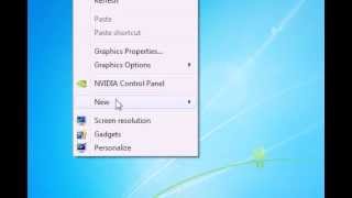 How to create a new file on the desktop in Windows 7 screenshot 5