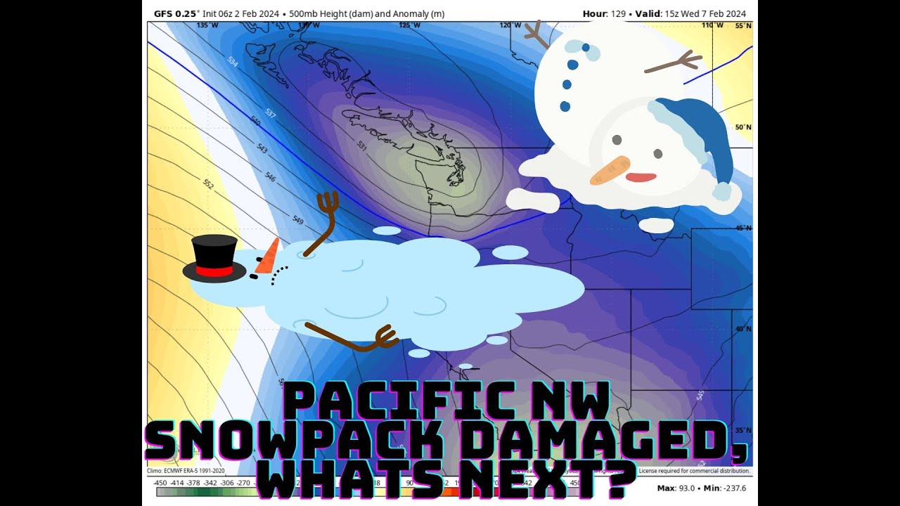Pacific NW Snowpack Damaged, What's next? - YouTube