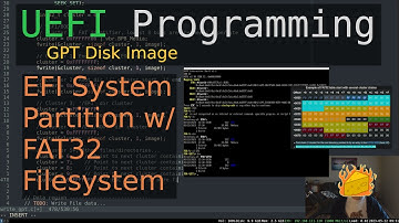 EFI System Partition | GPT Disk Image | UEFI Dev (in C)