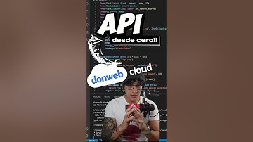 PARTE I crea una API con flask y Python. #python #programacion #flask