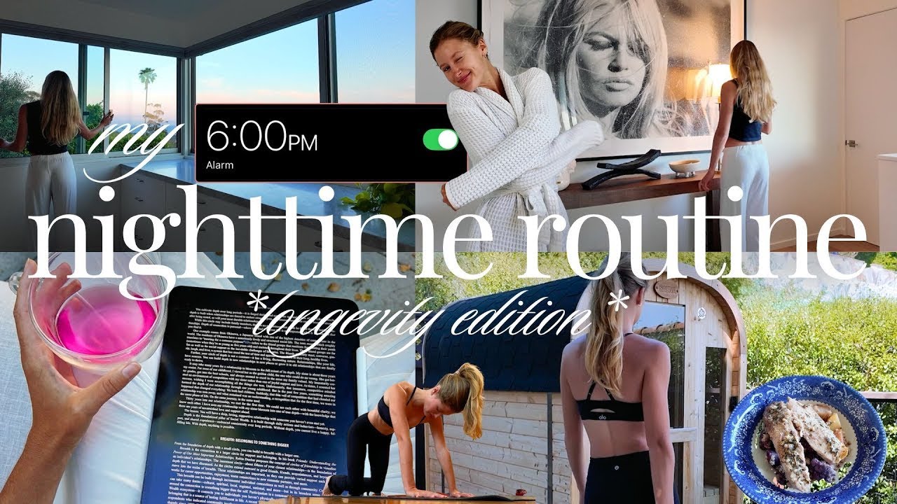 The Night Routine for LONGEVITY *science based wellness BUT realistic