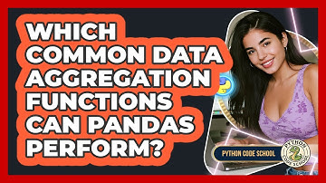 Which Common Data Aggregation Functions Can Pandas Perform? - Python Code School