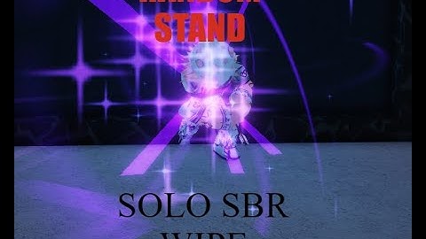 Solo wiping SBR with a random stand! 40 sub special