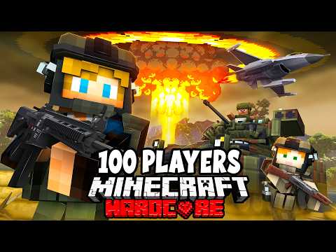 100 Players Simulate ISLAND WARFARE In Minecraft