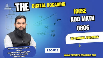 lec 19 | Exponential Functions Made Easy – Step by Step Tutorial | Add Math | The Digital Coaching