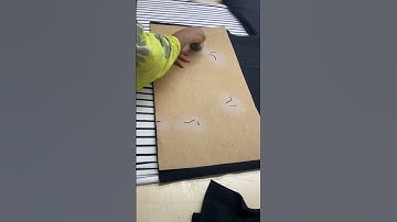 Pocket mark with powder #garments #production #technology #machinery #garmentmanufacturing #trending