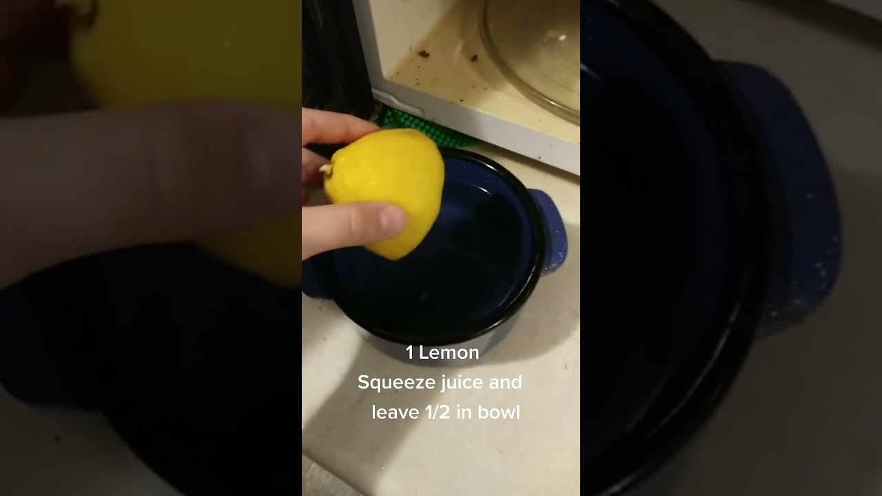 Clean microwave naturally! 