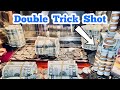 DOUBLE TRICK SHOT Inside The High Limit Coin Pusher Jackpot WON MONEY ASMR