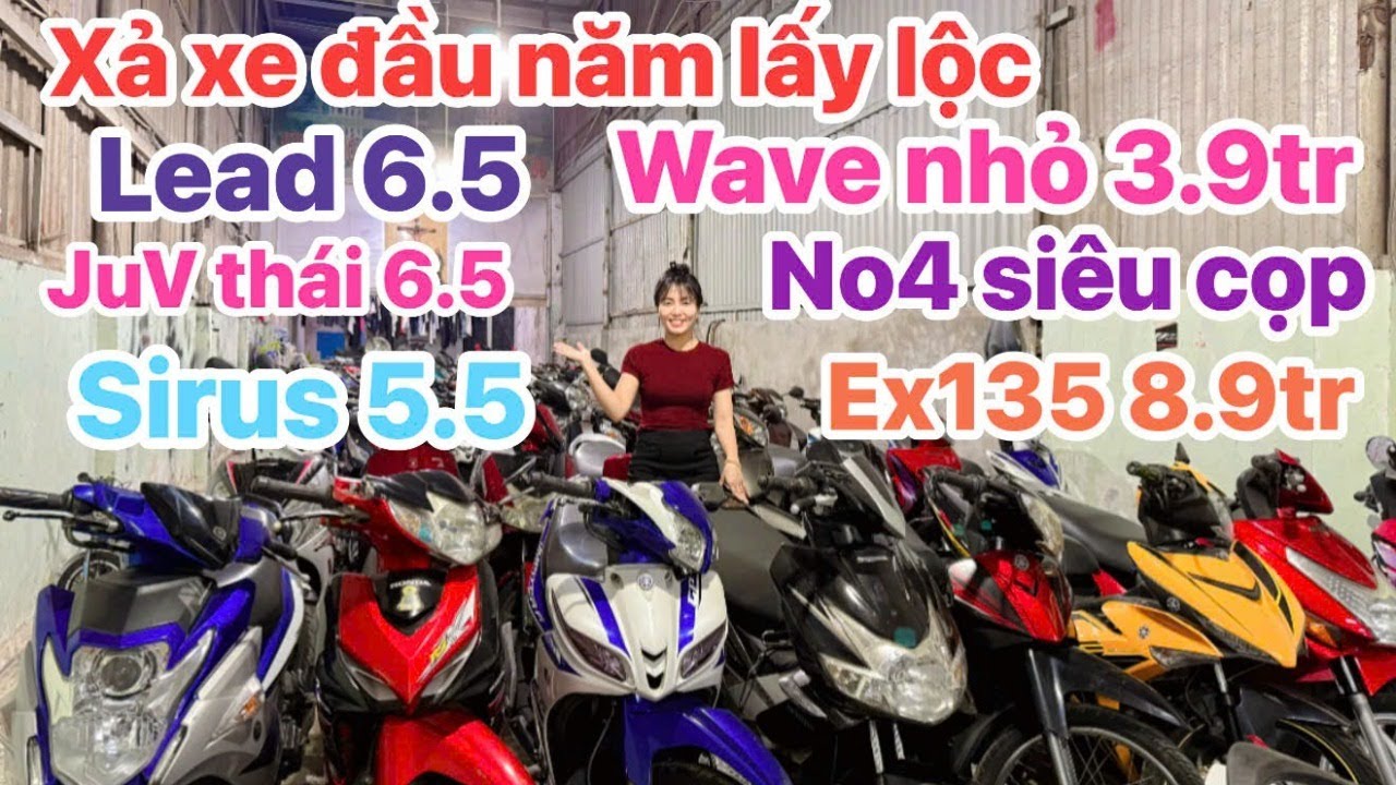28/2 Xả lấy lộc wave 3.9,Sirus 5.5,Wave S 6.9,Liberty 5.9,Rim 4.9, Fu mập Rsx Fi từ 10.5,Ex135 rẻ8.9