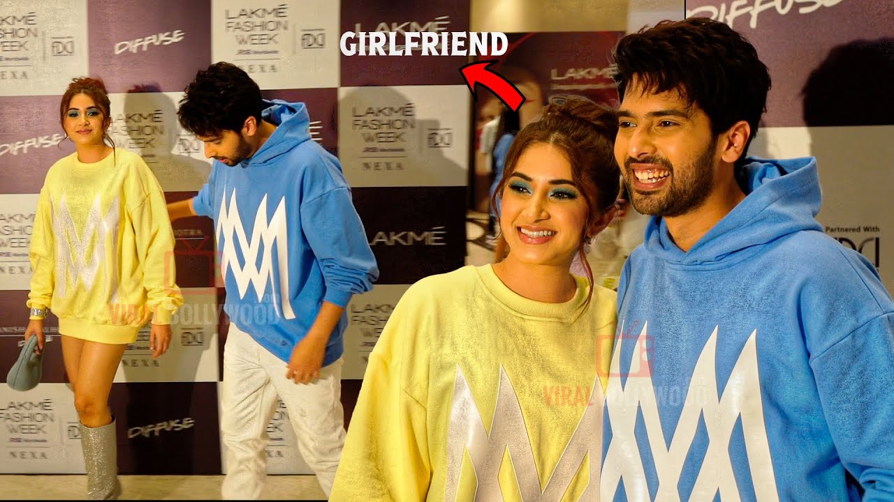 Singer Armaan Malik with Girlfriend Aashna Shroff arrives at Lakme