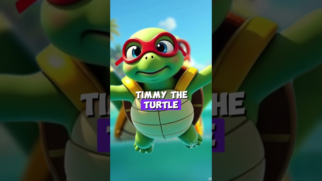 Toddler Turtle Song 🐢 | Timmy Swims with a Smile! 