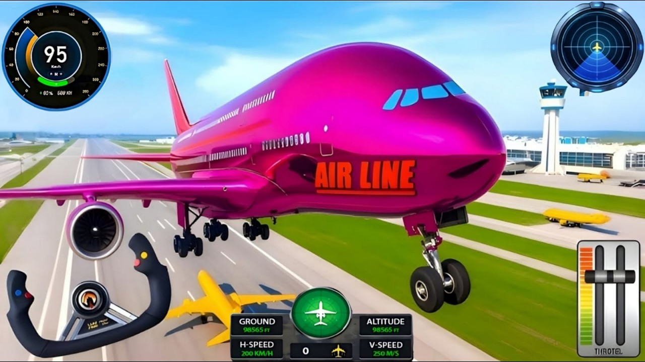 Flight Airplane City Pilot Simulator - Boeing Emergency Landing Goes Wrong 🚨✈️ (Android Gameplay)