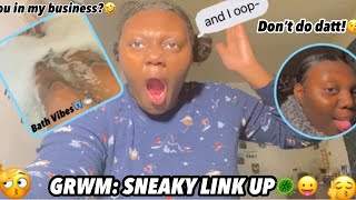 GRWM: SNEAKY LINK UP DURING THIS PANDEMIC 😷