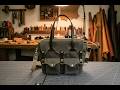 How to make a wax canvas hand-held crossbody bag#bagmaking #casualbag #canvasbag #bagpattern