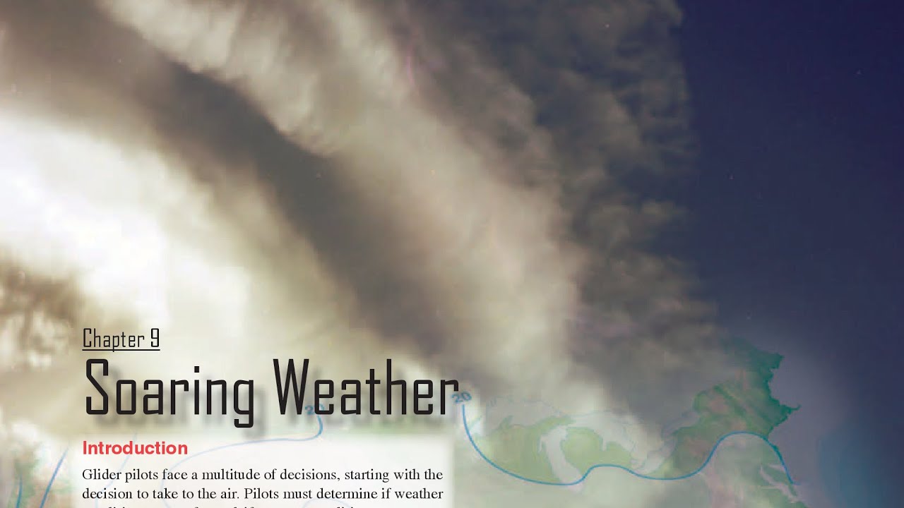 Chapter 9 Soaring Weather Glider Flying Handbook FAAH808313A YouTube