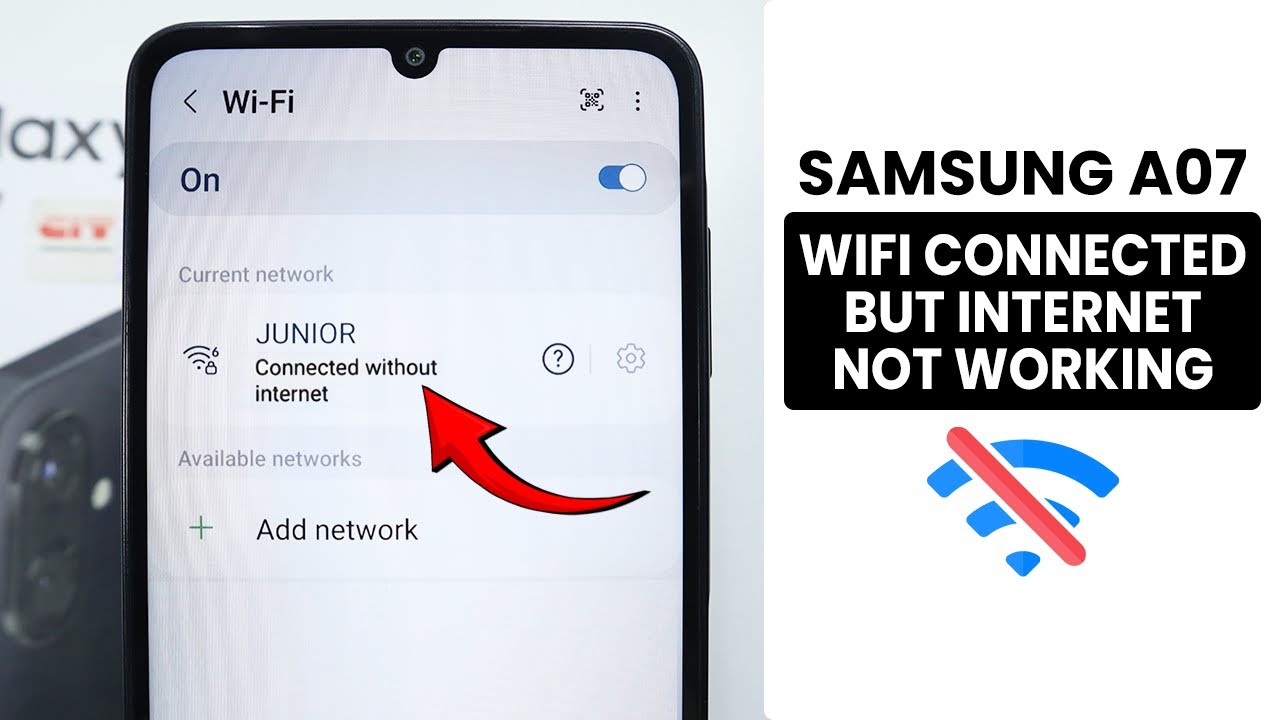 Как исправить ошибку «Wi-Fi подключен, но интернет не работает» на Samsung A07