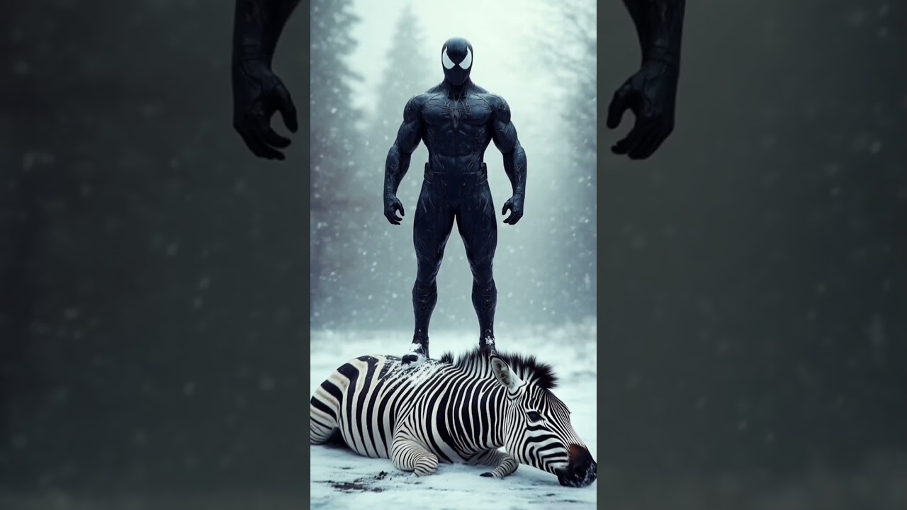 Zebra vs Ironman vs Marvel🤯 