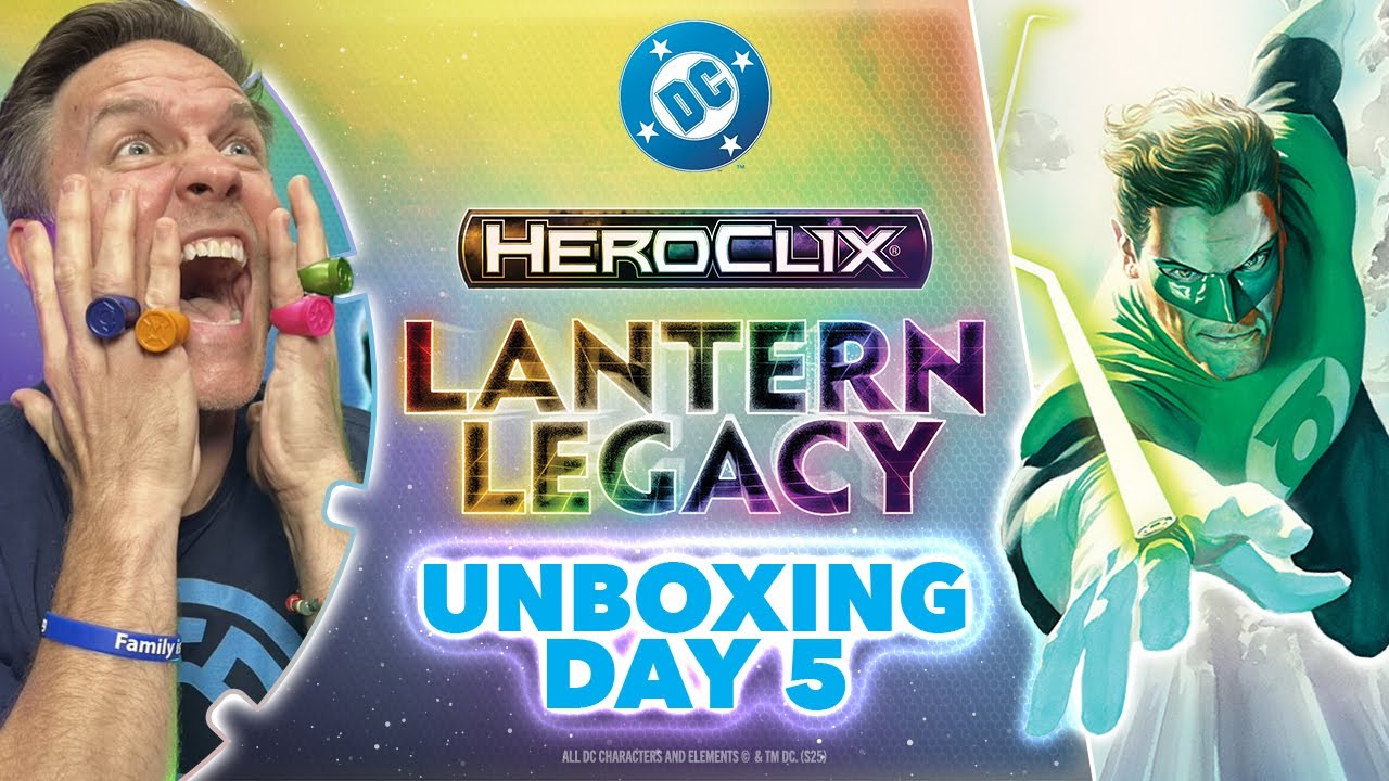 DC HeroClix: Lantern Legacy Unboxing | Day 5 - YouTube