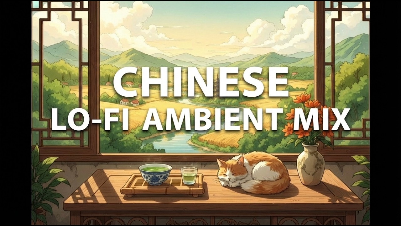 📚Chinese Lo-Fi Ambient Mix  🌿 Relax, Study, Meditation🍃