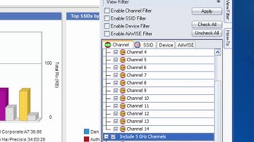 NetAlly: formerly Netscout: AirMagnet WiFi Analyzer- Filters