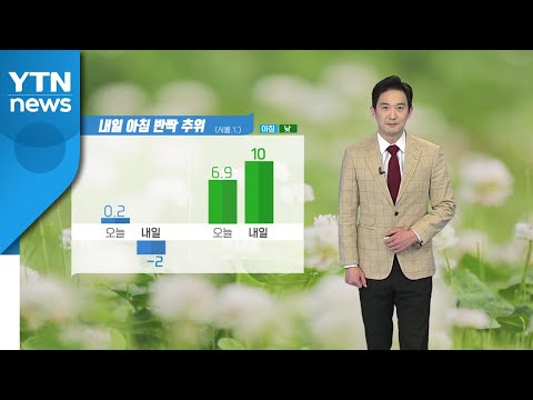 [날씨] 내일 대체로 맑은 날씨...미세먼지 없이 깨끗한 공기 / YTN