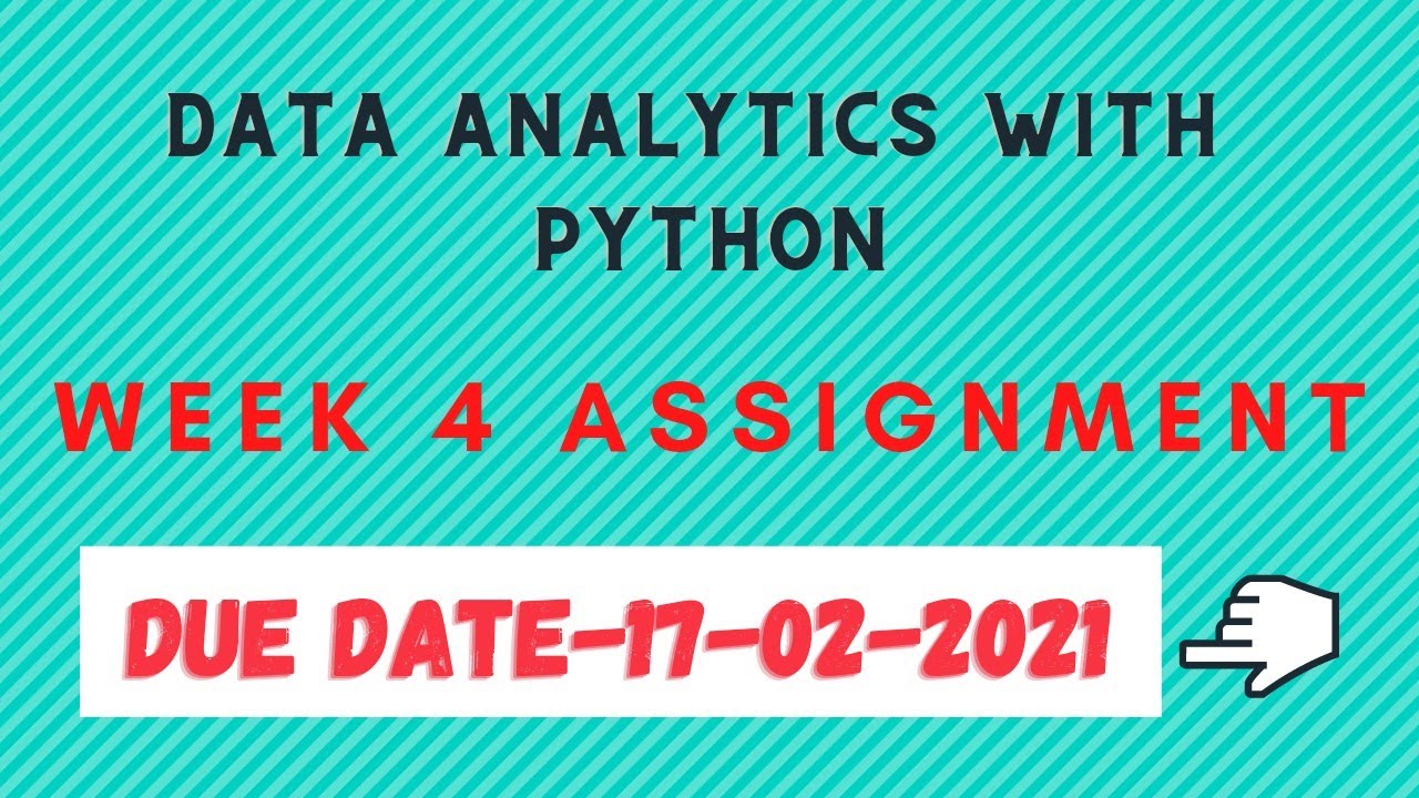 python assignment 4